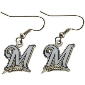 أقراط متدلية بشعار فريق ميلووكي برويرز للسيدات in Kuwait