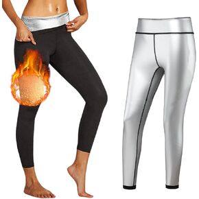 Sauna Pants Fitness Exercise Sauna Leggings Compression Sauna Sweat Pants Workout Training Thermo Sweat Leggings for Womens in Kuwait