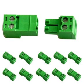 20 Sets 4 Pin 15EDGRK 3.81mm Pitch PCB Mount Screw Terminal Block Connector for 28-16AWG