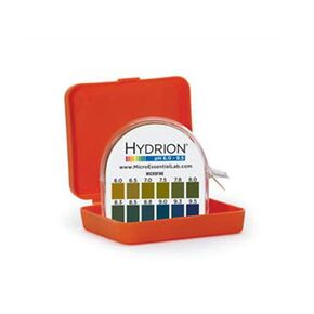 MF-1608 Hydrion Microfine Short Range pH Test Paper Dispenser, 6.0 - 9.5 pH, Double Roll