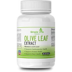Olive Leaf Extract Supplement - Supports Immune System and Cardiovascular Health - Olive Leaves Extract - Non GMO, Gluten Free