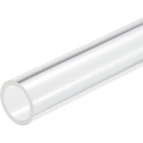 DMiotech 64mm x 70mm(2 1/2" x 2 3/4") Clear Acrylic Pipe Rigid Plastic Tubing 10" for Aquarium Water Pipe, Water Cooling System, Plumbing