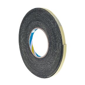 FEIYING Single-Side EVA Foam Tape, 0.4in x 33Ft Car Sealing Tape Soundproofing Shockproof Strong Adhesive Tape (Black)