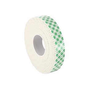 3M 4004 Natural Polyurethane Double Coated Foam Tape, 0.75" width x 5yd length (1 roll)