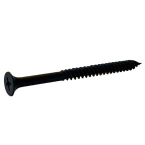 Small Parts 0640YPG #6-18 x 2-1/2" Phillips Bugle Head Fine Thread Drywall Screw Black Phosphate (Pack of 25)