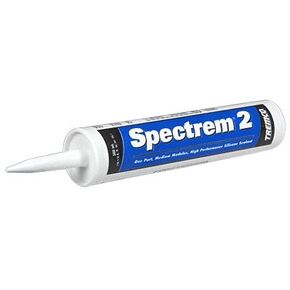 Black Tremco Spectrem 2 High Performance Silicone Sealant