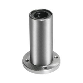 Aopin LMF20LUU Linear Ball Bearing Round Flange, ID 20mm, OD 32mm Linear Motion Ball Bearings Sae52100 Carbon Steel, 5 Rows of Steel Balls, Great for CNC, 3D Printer, Linear Rail Guide