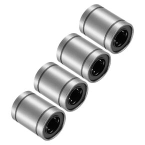 4pcs LM16UU Linear Ball Bearings, [16mm x 28mm x 37mm] Steel Linear Motion Bearing for CNC Machines Packaging Equipment 3D Printers Use