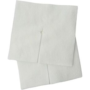 High Absorbent Non-Woven Split Drain Sponges, 6 Ply Low Lint Sterile Pads, 4" X 4" Precut Gauze Sponge for I.V. and Tracheostomy Dressings, 2 Per Pack, 25 Packs, 50 Total