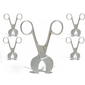 Set of 5 Piece Umbilical Cord Scissor 4.5" USA Pattern OB/GYN Surgical Veterinary Instrument