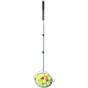 Ball Collector Ball Picker Upper for Tennis Padel Baseball Softball Adjustable Length Handle Durable Steel
