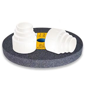 Reducing Bushing Adapters for Bench Grinding Wheels 8 PCS(2 Sets) Arbor Adapters 3/4" Thick from 1-1/4" to 1", 3/4", 5/8"