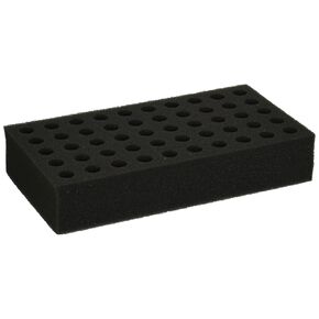 Benchmark Scientific BV1010-150 Tube Rack for BenchMixer XL Multi Tube Vortex Mixer, 50 x 15ml Tube, 16.5mm Diameter