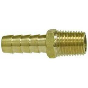 Moeller Brass Fuel Line Hose Barb (Male 1/4" NPT X 5/16" BARB)