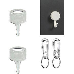 Paper Towel Dispenser Key、SCATork 1100 Dispenser Key、TorkSCA Toilet Paper Dispenser Key(Silver) (2)