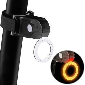 ضوء خلفي للاستشعار التلقائي، ضوء فرامل الدراجة الذكي، مصابيح خلفية للدراجة مستشعر للفرامل للركوب الليلي، ضوء تحذير للسلامة أثناء ركوب الدراجات، ضوء LED قابل لإعادة الشحن عبر USB in Kuwait