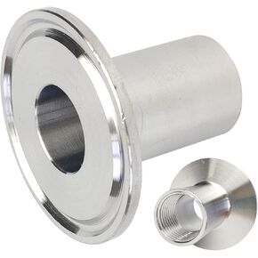 1/2" NPT Sanitary Female Threaded Pipe Fitting to 1.5" Tri Clamp OD 50.5mm Ferrule Flange