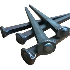 7"- Steel Square Common Rose Head STANDARD-70d Nails (10-Nails)