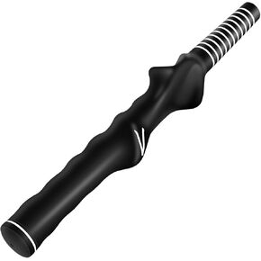 1Pcs Right-Handed Golf Swing Training Grip Trainer RH Practice Aid Golf Swing Trainer Accessories,Black