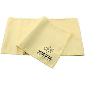 Yellow Piano Key Cover Keyboard Dust Proof Flannel Cloth for 88 Keys Electronic Keyboard, Digital Piano, Yamaha, Casio, Roland, Consoles