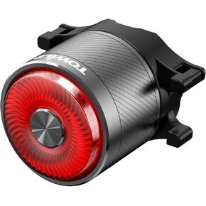 TOWILD TL05 Bike Tail Light Smart Brake Sensing Bike Rear Lights,Type-C Cable Waterproof Bicycle Back Lights Led Rechargeable Auto On/Off Flash Strobe Safety Red Taillight for Road Cycling Commuting