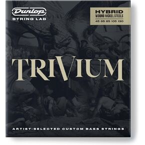 JIM DUNLOP Dunlop TVMSB45130 Trivium Hybrid Nickel Wound Bass Strings - .045-.130, 5-string