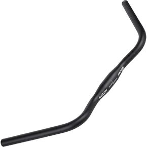 SATORI MELANGE LOW Trekking Commuting Bike Bicycle Aluminium Alloy Swept Back Flat Handlebar 31.8x630mm - Rise 32mm - Sweep 46 Degree
