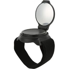 Cycling Rear View Mirror, Bicycle Mirror Nylon Wrist Arm Strap Convex Design 5Cm Diameter Bike Rearview Mirror Cycling
