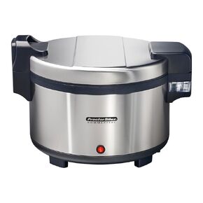 60 Cup / 14 Liter Rice Warmer, Double-Wall Insulated, Heated Hinged Lid, Nonstick Pot, Maintain Food Safe Temperatures Up to 12 Hours, Conforms to NSF, 37580