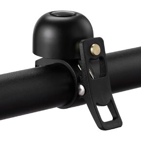 جرس الدراجة، جرس الدراجة المصنوع من سبائك النحاس، جرس الدراجة الكلاسيكي ذو الصوت العالي للبالغين، لقطر المقود 0.82 بوصة - 0.9 بوصة/21-23 مم، متوسط، أسود in Kuwait