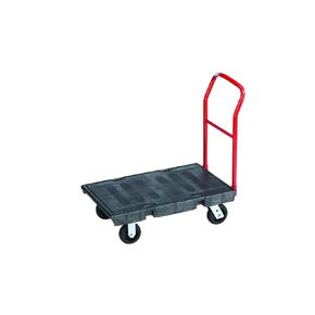 Rubbermaid Commercial 4403BLA Heavy-Duty Platform Truck Cart, 500 lb Capacity, 24" x 36" Platform, Black