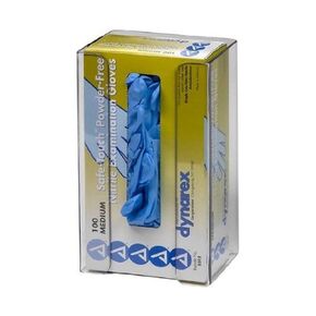 Horizon 5101 PETG Plastic 1-Box Vertical Glove Dispenser, 5-1/2" Width x 9-1/2" Height x 4" Depth, Clear