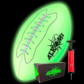 Glow in The Dark Football, Light Up Football, Holographic Football, Glow in Dark Football Youth Size 6, Sports Gifts for Boys