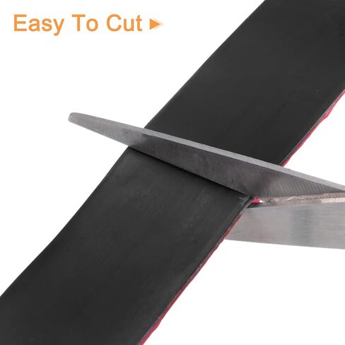 شرائط مطاطية لاصقة من uxcell، مقاس 0.6 بوصة عرض × 1/16 بوصة طول × 6 بوصة طول، لفات من مطاط النيوبرين الصلب مع دعم لاصق للحرف اليدوية in Kuwait