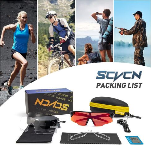 Polarized Cycling Glasses Sports Sunglasses for Men Women UV400 bicycle MTB Mountain Bike Glass with 3 Lenses in Saudi Arabia