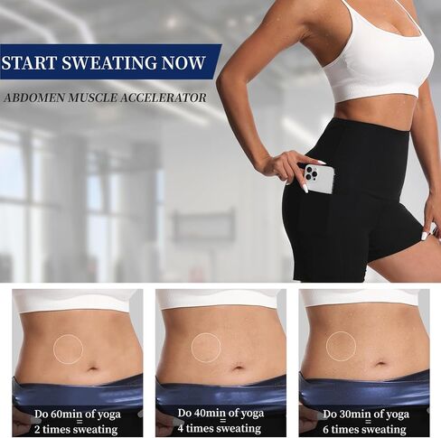 JBT Sauna Sweat Shorts for Women :Effectively Targeting The Abdomen, Buttocks, and Thighs,Effective Sweating in Saudi Arabia