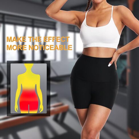 JBT Sauna Sweat Shorts for Women :Effectively Targeting The Abdomen, Buttocks, and Thighs,Effective Sweating in Saudi Arabia