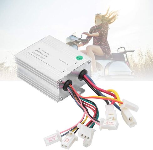 Brush Motor Controller, 12V 500W Aluminum Brushed Speed Controller Electric Brush Motor Controller DC Motor Speed Controller for Electric Vehicle Scooter in Saudi Arabia