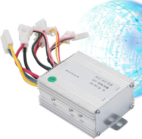 Brush Motor Controller, 12V 500W Aluminum Brushed Speed Controller Electric Brush Motor Controller DC Motor Speed Controller for Electric Vehicle Scooter in Saudi Arabia