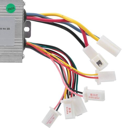 Brush Motor Controller, 12V 500W Aluminum Brushed Speed Controller Electric Brush Motor Controller DC Motor Speed Controller for Electric Vehicle Scooter in Saudi Arabia