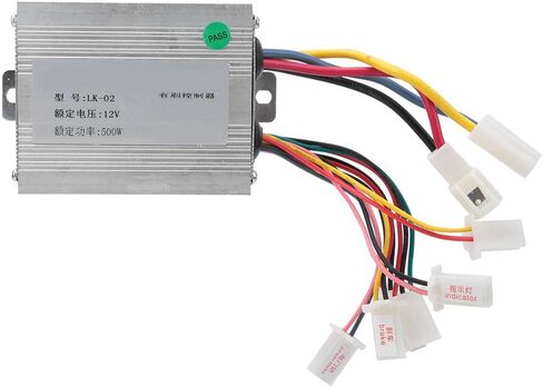 Brush Motor Controller, 12V 500W Aluminum Brushed Speed Controller Electric Brush Motor Controller DC Motor Speed Controller for Electric Vehicle Scooter in Saudi Arabia