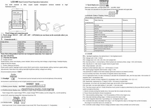 شاشة LCD للدراجة الكهربائية، أداة LCD لتحويل الدراجة، شاشة LCD M5 مع لوحة موصل مقاومة للماء، شاشة عرض سكوتر كهربائي in Kuwait