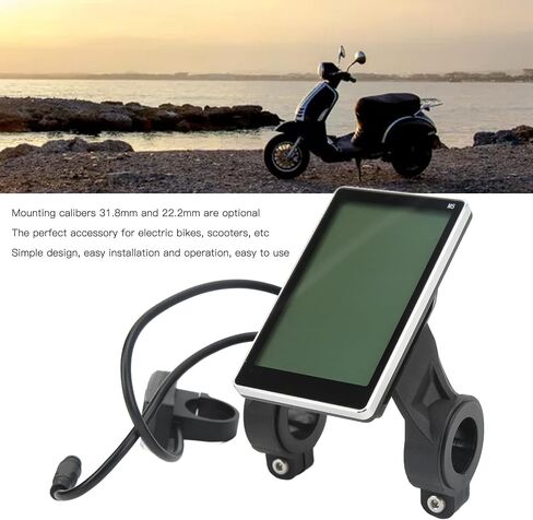 شاشة LCD للدراجة الكهربائية، أداة LCD لتحويل الدراجة، شاشة LCD M5 مع لوحة موصل مقاومة للماء، شاشة عرض سكوتر كهربائي in Kuwait