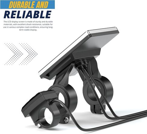 شاشة EBike، وحدة تحكم Ebike مقاومة للماء مع موصل مقاوم للماء، شاشة LCD EBike 24V 36V 48V 52V 60V للسكوتر الكهربائي للدراجة الإلكترونية، مقود 31.8 مم 22.2 مم (ترقية M5) in Saudi Arabia