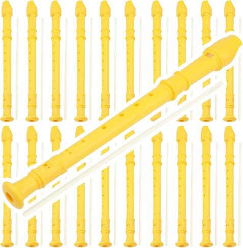 20 Pack 8 Hole Descant Soprano Recorder bulk, Soprano Recorder Recorder Instrument with Cleaning Rod for Beginners, Pink in Saudi Arabia