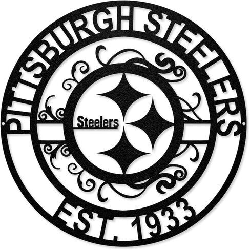 Party Animal NFL Pittsburgh Steelers Laser Cut Metal Sign in Saudi Arabia