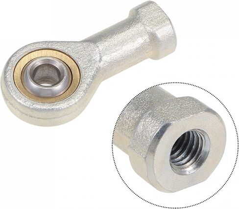 Uxcell 8 قطعة 6 مللي متر محمل نهاية القضيب M6x1.0mm قضيب ينتهي وصلة كروية أنثى اليد اليمنى اليد اليسرى الموضوع in Saudi Arabia