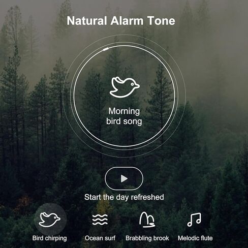 ساعة منبه لآلة الصوت من هاوسباي مع ضوء ليلي، أصوات مهدئة للنوم، ساعة قابلة للتعتيم لغرفة النوم، مكبر صوت بلوتوث، آلة ضوضاء بيضاء للأطفال البالغين والأطفال in Kuwait