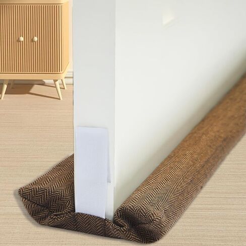 Door Draft Stopper, Door Sweep, Cutable Soundproofing Strip, Noise Cancelling Door Seal, Door Gap Filler, Door Bottom Seal Strip for Bottom of Door (32 Inches, Grey) in Saudi Arabia