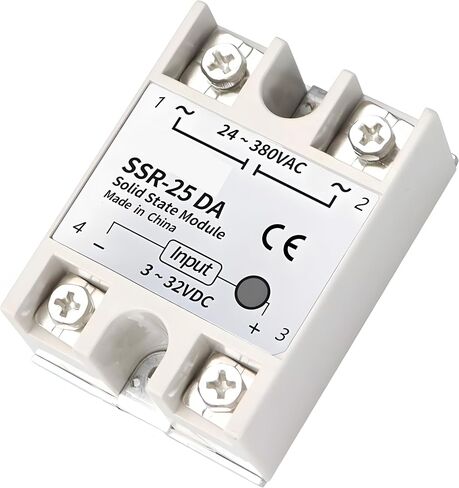 2 قطعة SSR-25DA 25A 250 فولت وحدة تتابع الحالة الصلبة in Saudi Arabia
